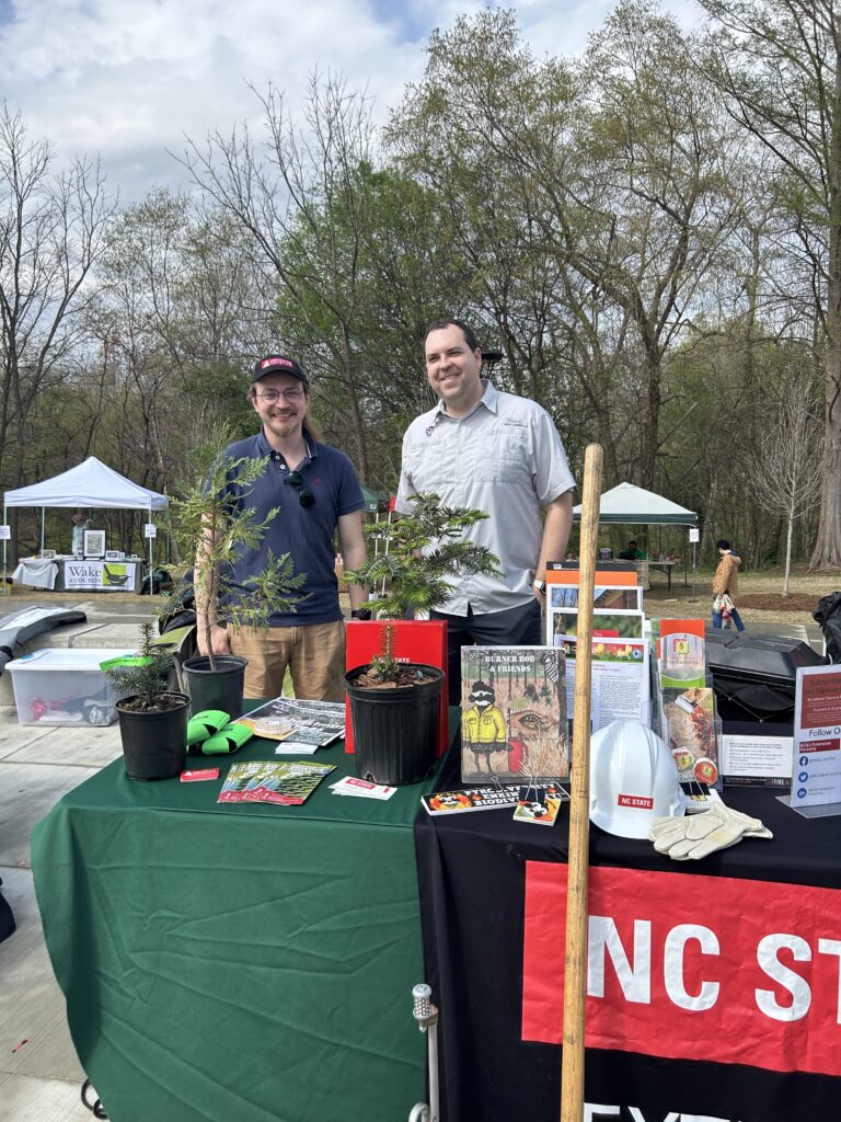 Figure 3: Image of NC State Christmas Trees Genetics booth.