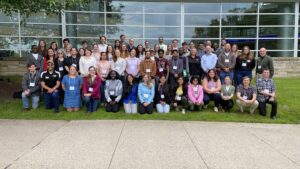 Photo of BEST group including Penn State and NC State students and extension professionals.